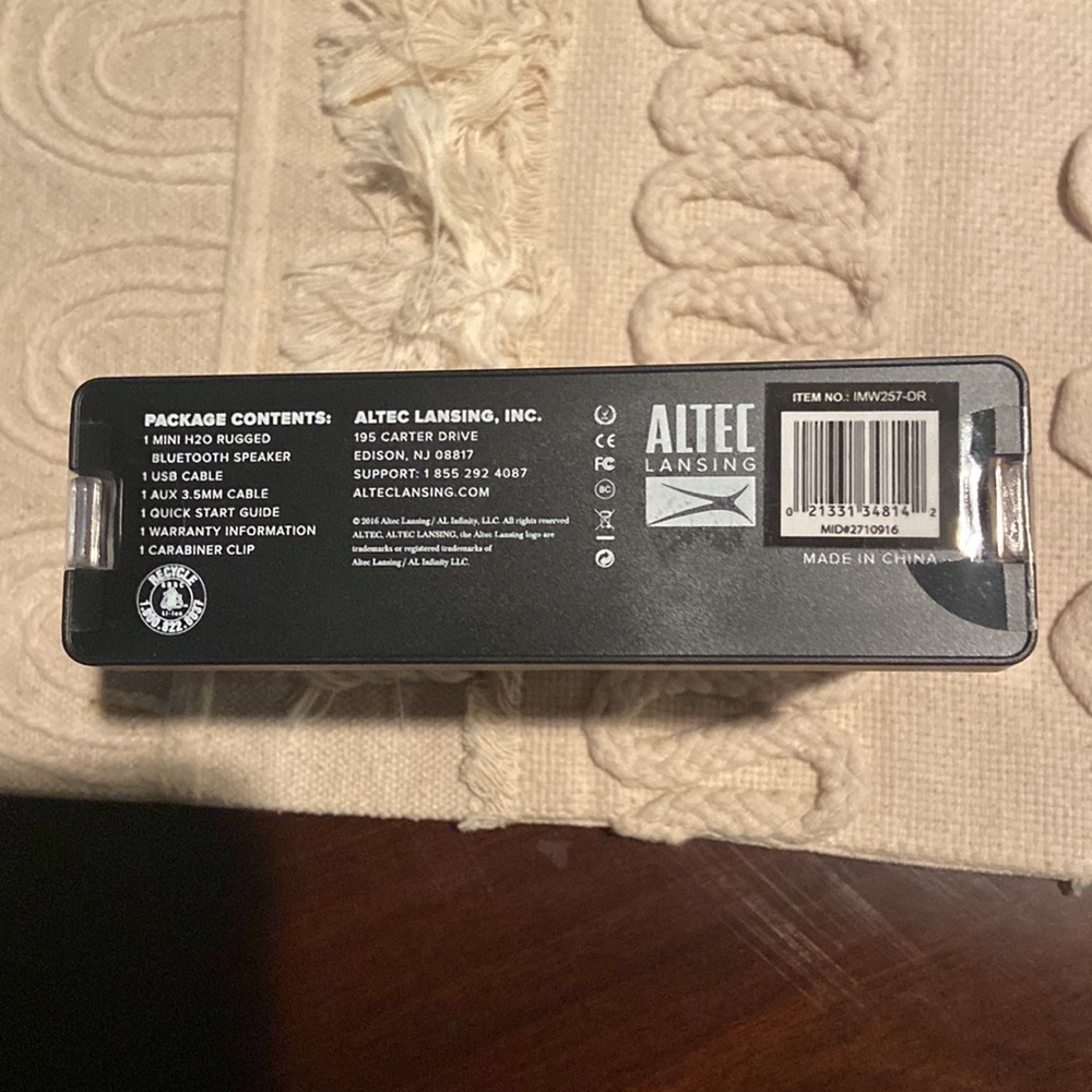 Mini H20 Rugged Bluetooth Speaker - Picture 3 of 3